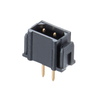 2 Pos. Male Plug SIL Straight 3mm THT Connector, no Latches, Gold - M80-8520245 - Harwin Plc