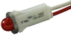 Panel Mount Indicator, Led, 12.7Mm, Red, 24V; Led Color Vcc (Visual Communications Company) - 93K6624 - Newark, An Avnet Company