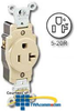 Leviton 20A/125V Narrow Body Single Receptacle - 5361 - TelephoneStuff.com