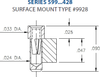 Ball Grid Array Socket -- 599-XX-168-07-005428 - Image