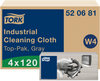 Tork Industrial Cleaning Cloth Gray W4 - 520681 - Tork
