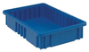Dividable Grid Container, Blue; Bin Colour Quantum Storage - 44AC4684 - Newark, An Avnet Company