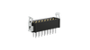 8+8 Pos. Male DIL Vertical Throughboard Conn. Latches - M80-8531642 - Harwin Plc