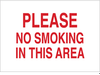 No Smoking Sign - 75973 - Brady Corporation