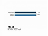 3M Scotchcal 74759 Blue / Dark Blue Striping Automotive Tape - 5/16 in Width x 150 ft Length - 2 mil Thick - 051141-74759 - R. S. Hughes Company, Inc.