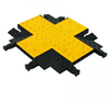 4-Way Cross Section for YJ5-125-Y/B, 5-Channel Yellow Jacket® Cable Protector - YJ5X-125-Y/B - YJ5X-125-Y/B - Checkers