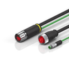 ZK7266-3114-Axxx | B17, ENP cable, two cable solution, PUR, 5 G 1.5 mm² + (1 x 4 x AWG26), fixed installation, key 1 (2 x 24 V DC + PE) -  - Beckhoff Automation LLC