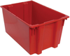 Genuine Stack & Nest Tote Bin, Red; Bin Colour Quantum Storage - 44AC7551 - Newark, An Avnet Company