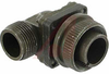 connector comp,shell only,metal circular,rt angle plug,solid bkshl,size 14s,oliv - 70141322 - Allied Electronics, Inc.