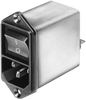 Power Entry Module, Plug, 4A; Connector Type Schurter - 91F6413 - Newark, An Avnet Company