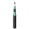 Outdoor OFC MLT: GLASS YARNS + CST + PE + CST + PE with 8 Tubes of Ø1.9mm 84f MM OM3. -- GBYID84