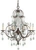 Light Single Tier Chandelier - F1902/6MBZ - Murray Feiss Lighting