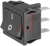 Switch, Rocker; Miniature Power; D Series - 10 Amp @ 125 VAC; DPDT; On-None-On - 70128716 - Allied Electronics, Inc.