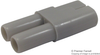 Panel Connector Housing, 2Pos, 5.08Mm; Product Range Edac - 71Y9769 - Newark, An Avnet Company
