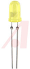 LED; Yellow; 18 mcd (Typ.); 5.8 mm + 0.2 mm; T-1 3/4; 30 mA; 2.1 V (Typ.); 5 V - 70079144 - Allied Electronics, Inc.
