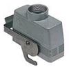 Standard, Rectangular Hood, size 57.27, Center Latch, Top PG21 cable entry - CAV-10YX21 - Mencom Corporation