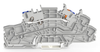 Multilevel installation terminal block - 2203-6551 - WAGO