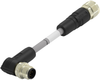 Sensor Cord, 5P M12 Plug-M12 Rcpt, 49.2 ; Connector Type A Te Connectivity - 50AH3871 - Newark, An Avnet Company