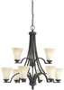 31377-839 Mid. Chandeliers-Glass Up - 478543 - Capital Lighting, Inc.