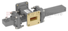 50 dB WR-90 Waveguide Crossguide Coupler with UG-39/U Square Cover Flange and SMA Female Coupled Port from 8.2 GHz to 12.4 GHz in Bronze - FMWCT1071 - Fairview Microwave Inc.