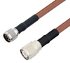 N Male to HN Male Cable RG-393 Coax in 12 Inch -- FMC00425-12