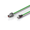ZK7102-BI00-Axxx | B12, ENP cable, PUR, 2 x 0.75 mm² + (1 x 4 x AWG22), drag-chain suitable, key 1 (24 V DC) -  - Beckhoff Automation LLC