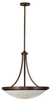 Light Uplight Chandelier - F2583/3HTBZ - Murray Feiss Lighting