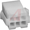 Connector, Soft Shell; 6; 600 VAC; Receptacle (Cap); Double-Row; Nylon; Natural - 70087483 - Allied Electronics, Inc.