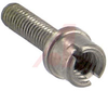 Connector; Jacksocket; M2.5/#4-40; Stainless Steel; 0.65 in.; 0.16 in. - 70114065 - Allied Electronics, Inc.