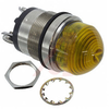 1inch DOME YELLOW LED PMI 72 VDC - 70082548 - Allied Electronics, Inc.
