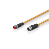 ZK4000-6877-0xxx | Motor connection cable 0.75 mm² with M12 high-power plug (t coded), drag-chain suitable -  - Beckhoff Automation LLC