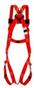 3M Saturn 1020F Red 2XL Vest-Style Body Harness - Nomex/Polyester Webbing - 078371-63514 - 078371-63514 - R. S. Hughes Company, Inc.