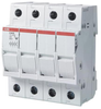 Din Rail Fuse Holder, 4P, 32A, 600V Rohs Compliant Abb - 65AH6741 - Newark, An Avnet Company