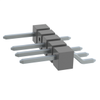 Headers, Male Pins - TSM-105-01-T-SH-004-P-ND - DigiKey