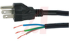 POWER SUPPLY CORD, 9', 14AWG 3 CONDUCTOR, RUBBER INSULATION - 70116058 - Allied Electronics, Inc.