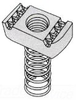Channel Nut - Non Metric -- S3304 EG - Image