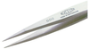 Tweezers - Straight - Strong Tips (Length: 4.5; CTM: .0175 x .0098; Material: carbon steel) - EXCELTA 000 - R. S. Hughes Company, Inc.
