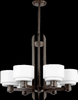 6087-6-86 Mid. Chandeliers-Drum Shades - 688034 - Capital Lighting, Inc.