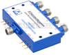2.92mm PIN Diode Switch SP4T From 500 MHz to 40 GHz Rated at +20 dBm -- FMSW6217 - Image