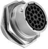 Jam Nut Receptacle,socket, Shell Size 18, Zinc Alloy; Product Range Amphenol Sine/tuchel - 29T6264 - Newark, An Avnet Company