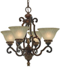 2501-GM4 NWB Mid. Chandeliers-Glass Up - 410423 - Capital Lighting, Inc.