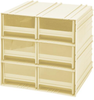 Interlocking Cabinet, 6Drawer, Ivory; No. Of Drawers Quantum Storage - 44AC6096 - Newark, An Avnet Company