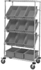 Open Wire Shelving, 5Shelves, 12Bin, Gry; Shelving Unit Type Quantum Storage - 44AC7984 - Newark, An Avnet Company