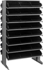 2 Side Sloped Rack, 16Shelves, 48Bin/blk; Shelving Unit Type Quantum Storage - 44AC6357 - Newark, An Avnet Company
