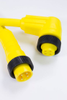 OBSOLETE - Alpha Connect Cordset - Mini Male Int Threads to Mini Female 90° - 16AWG 5 Poles - PR05KW115 - Yellow - 20M (65.6ft) - ALPPR05KW115-YL401 - Lapp Tannehill