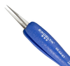 Excelta Three Star Ergonomic Utility Tweezers 3C-SA-ET - Stainless Steel Straight Very Fine Point Tip - 0.01 in Tip Width - 4 3/4 in Length - 0.01 in Thick - EXCELTA 3C-SA-ET - R. S. Hughes Company, Inc.