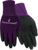 Red Steer Flowertouch A206 Purple Medium/Large Knit Full Fingered Work & General Purpose Gloves - Latex Palm Only Coating - Rough Finish - 046065-02062 - 046065-02062 - R. S. Hughes Company, Inc.