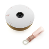 Molex 19164-0306 Perma-Seal Ring Terminal, 22-18 Ga., #10 Stud, Heat Shrink Insulated, Mylar Tape Reel -- 30802R