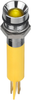 Led Panel Mount Indicator, Yellow, 8 Mm, 24 Vdc, 20 Ma, 50 Mcd, Ip67 Rohs Compliant Apem - 58Y5175 - Newark, An Avnet Company