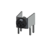 Horizontal PC Terminal - Supplied w/Screw-Assembled, Black - 7700-3 - Keystone Electronics Corp.